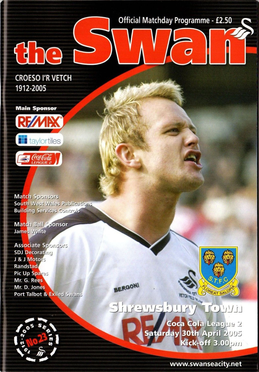Swansea City vs. Shrewsbury Town (April 30, 2005)