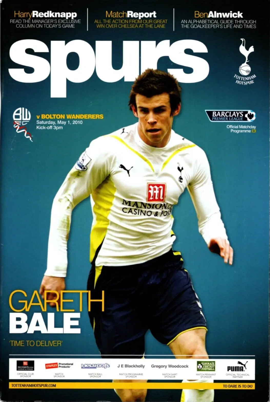 Tottenham Hotspur vs. Bolton Wanderers (May 1, 2010)