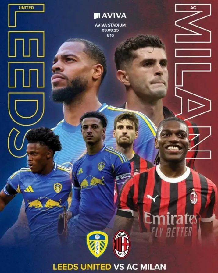 Leeds United vs. AC Milan (August 9, 2025)