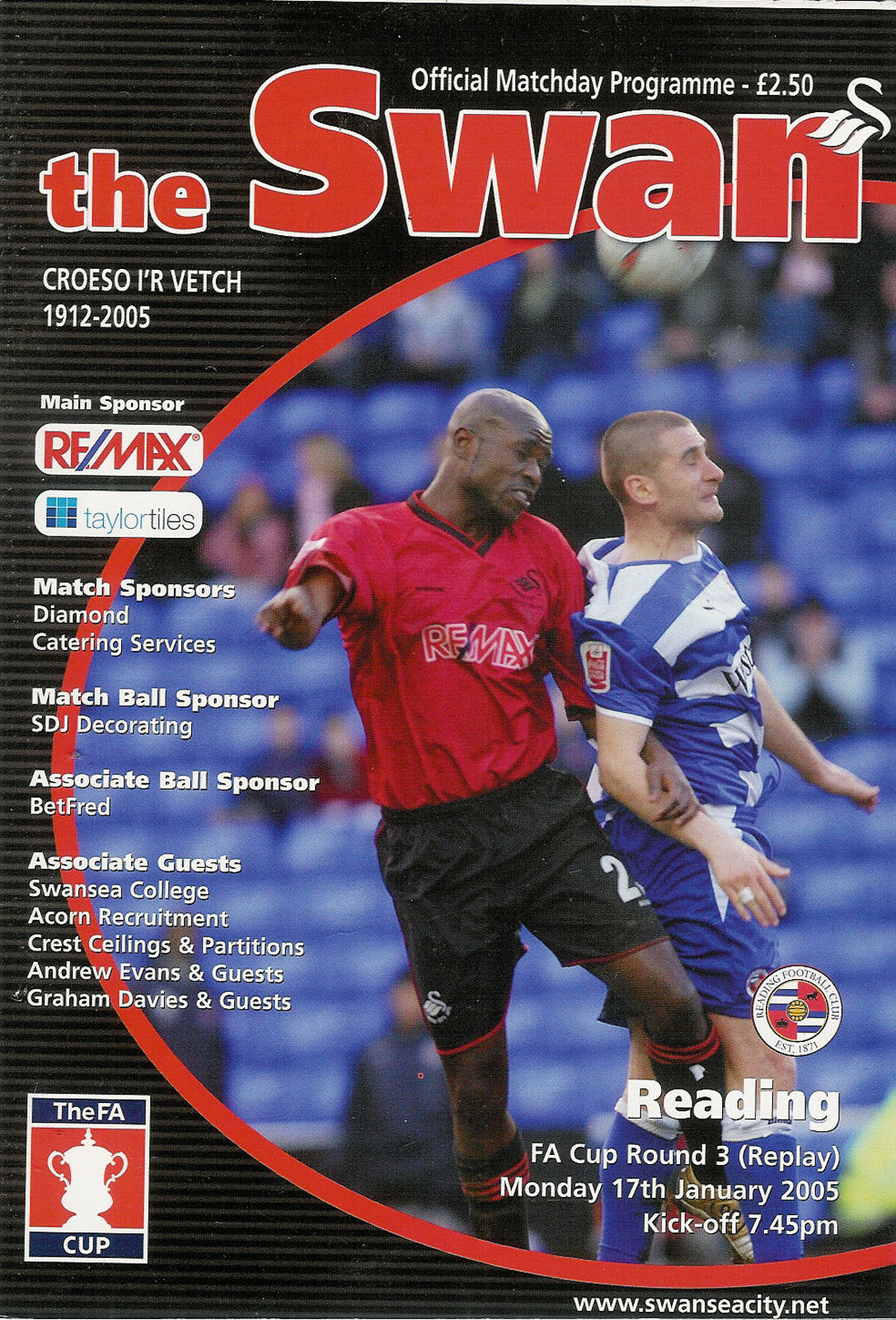 Swansea City vs. Reading (January 17, 2005)