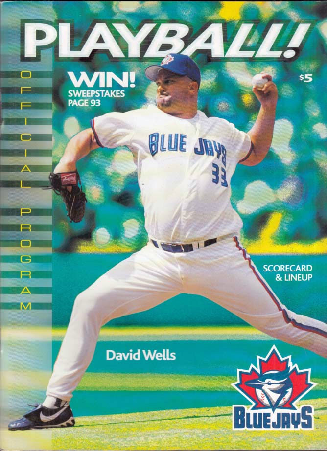 2000 Toronto Blue Jays program