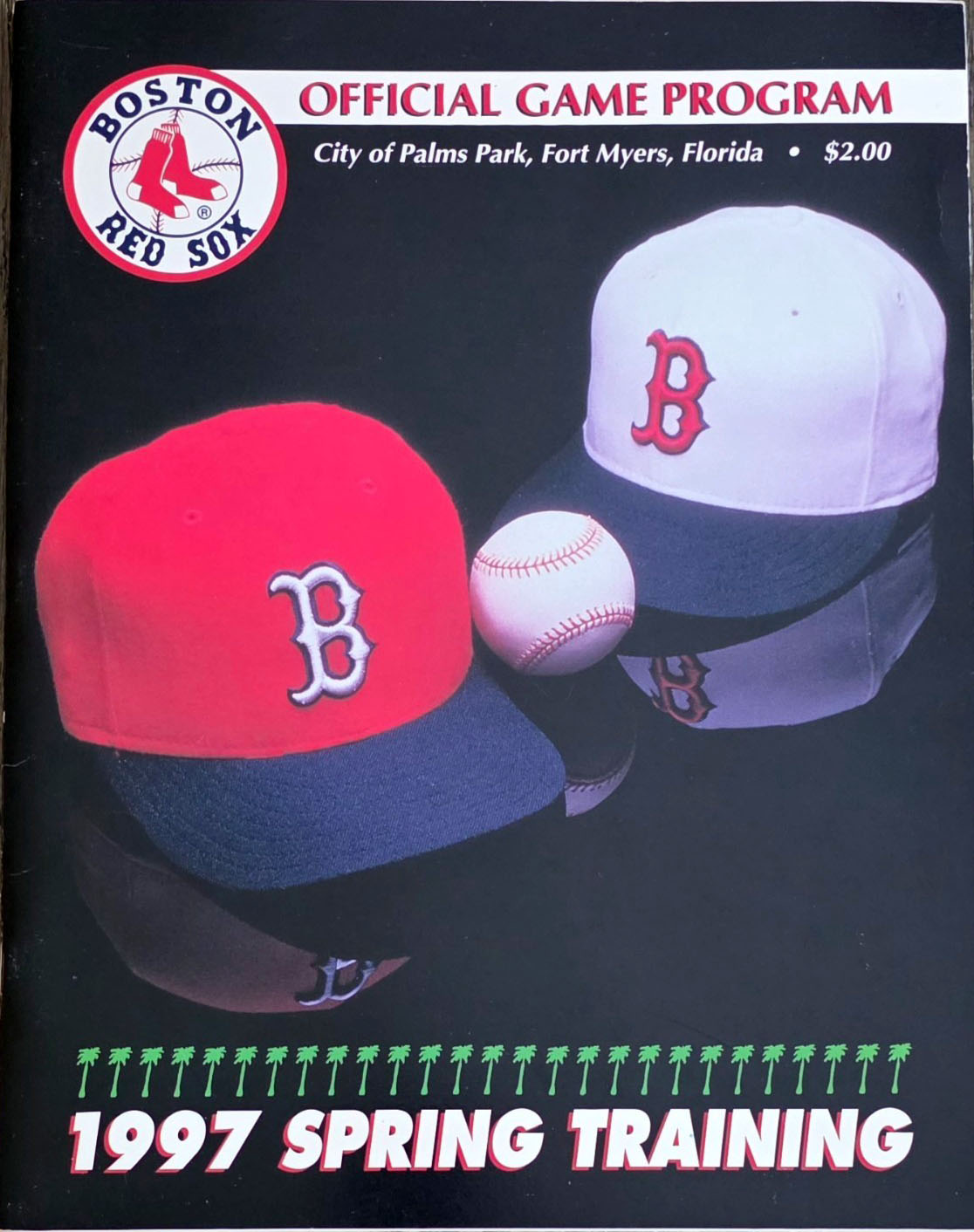 1997 Boston Red Sox spring training program