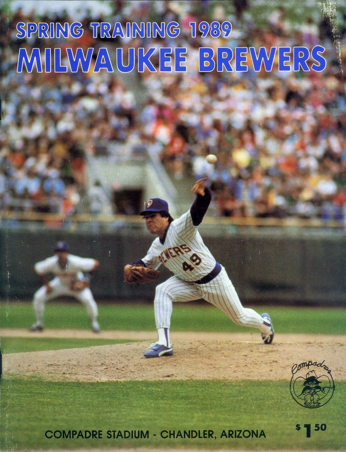 1989 Milwaukee Brewers spring training program