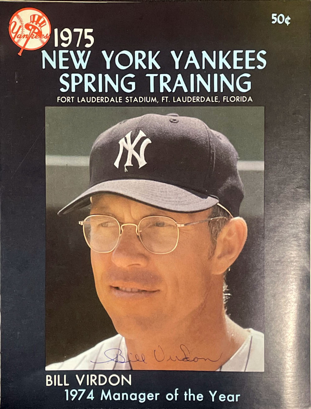 1975 New York Yankees spring training program
