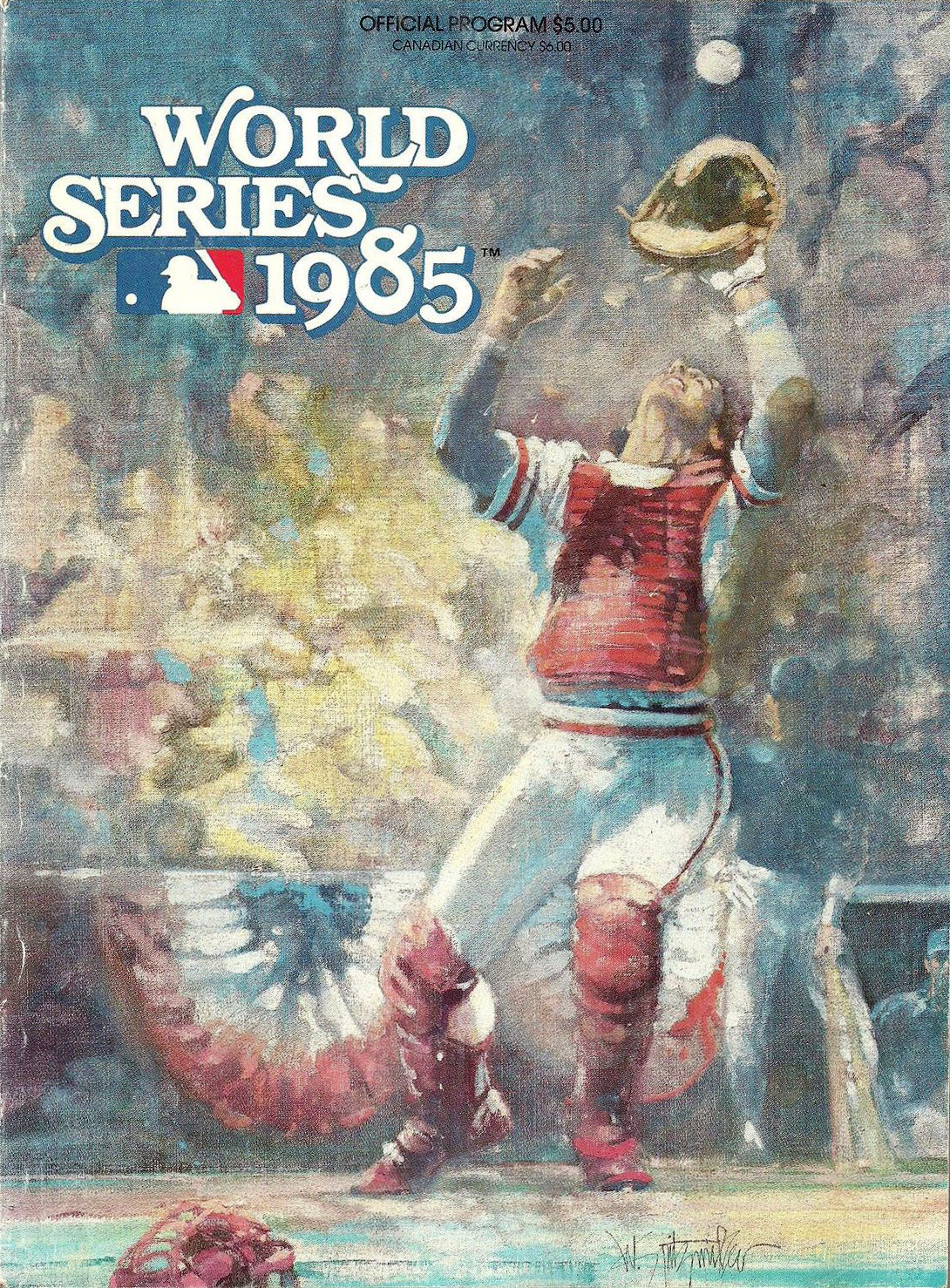 1985 World Series program