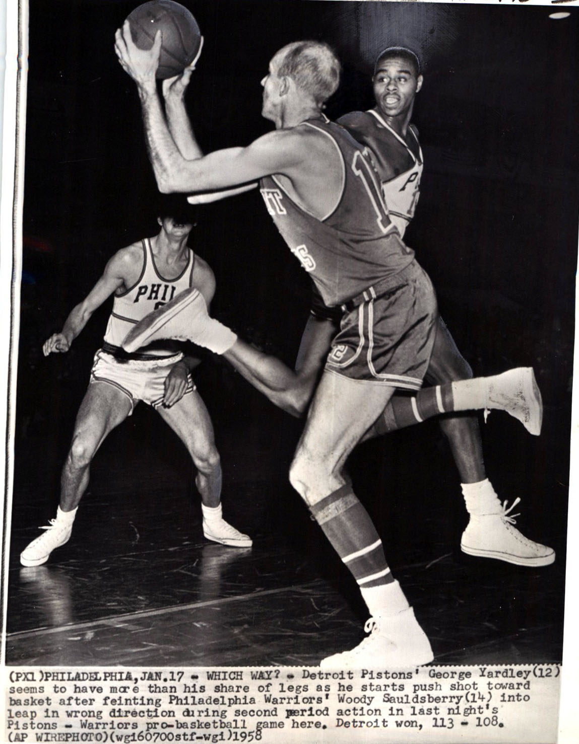 1958 George Yardley Press Photo