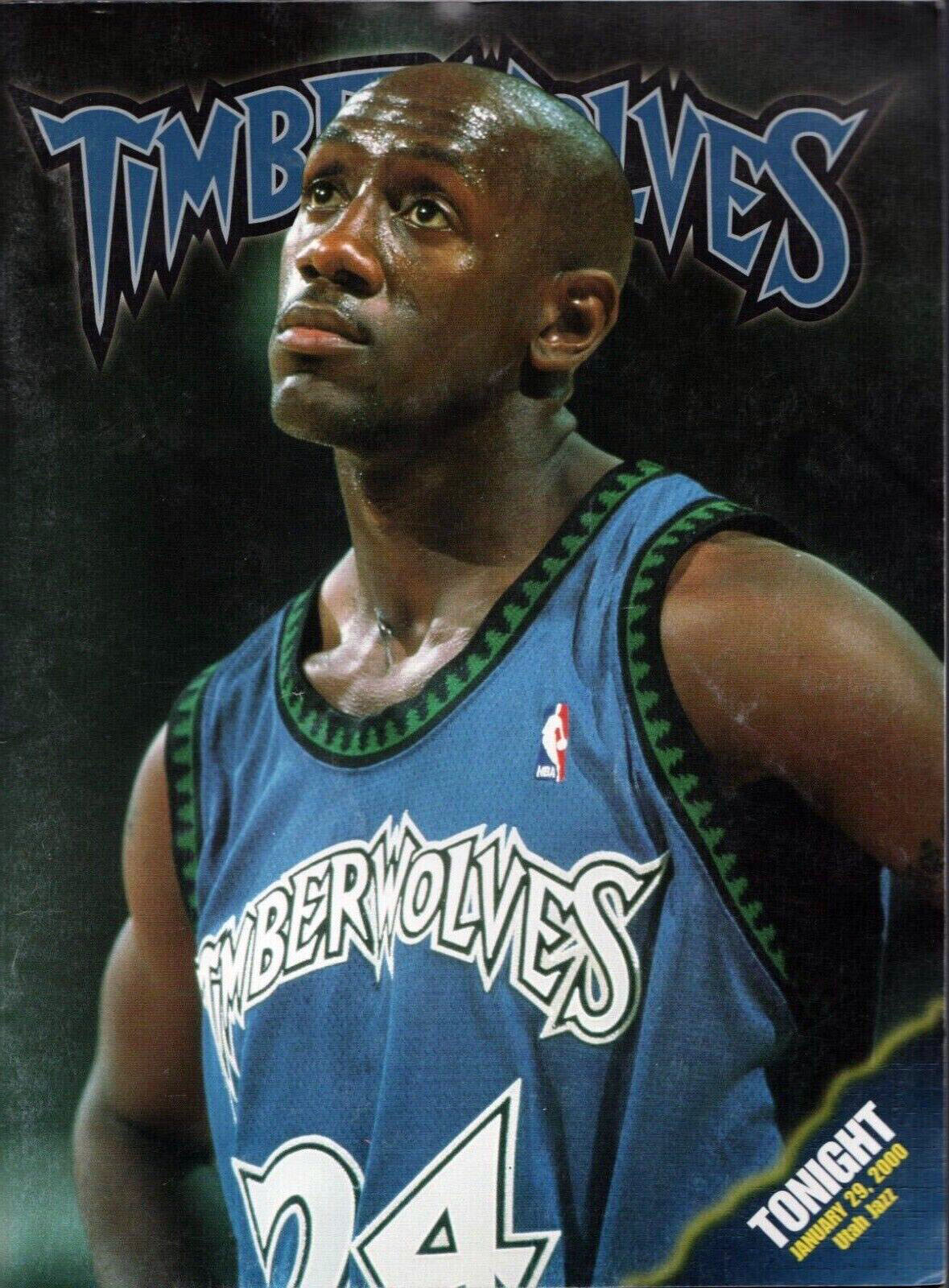 1999-2000 Minnesota Timberwolves program