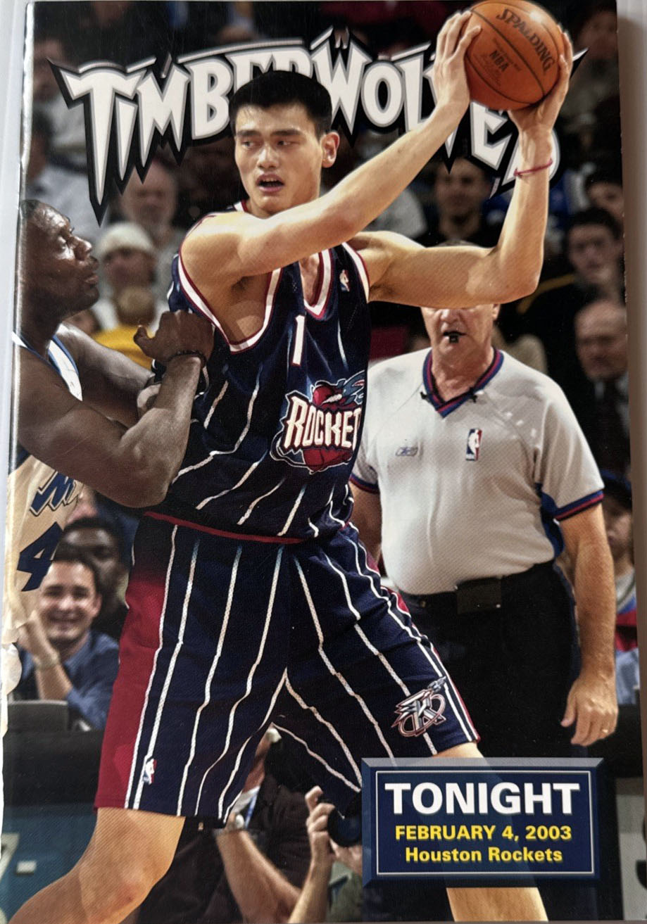 2002-03 Minnesota Timberwolves program