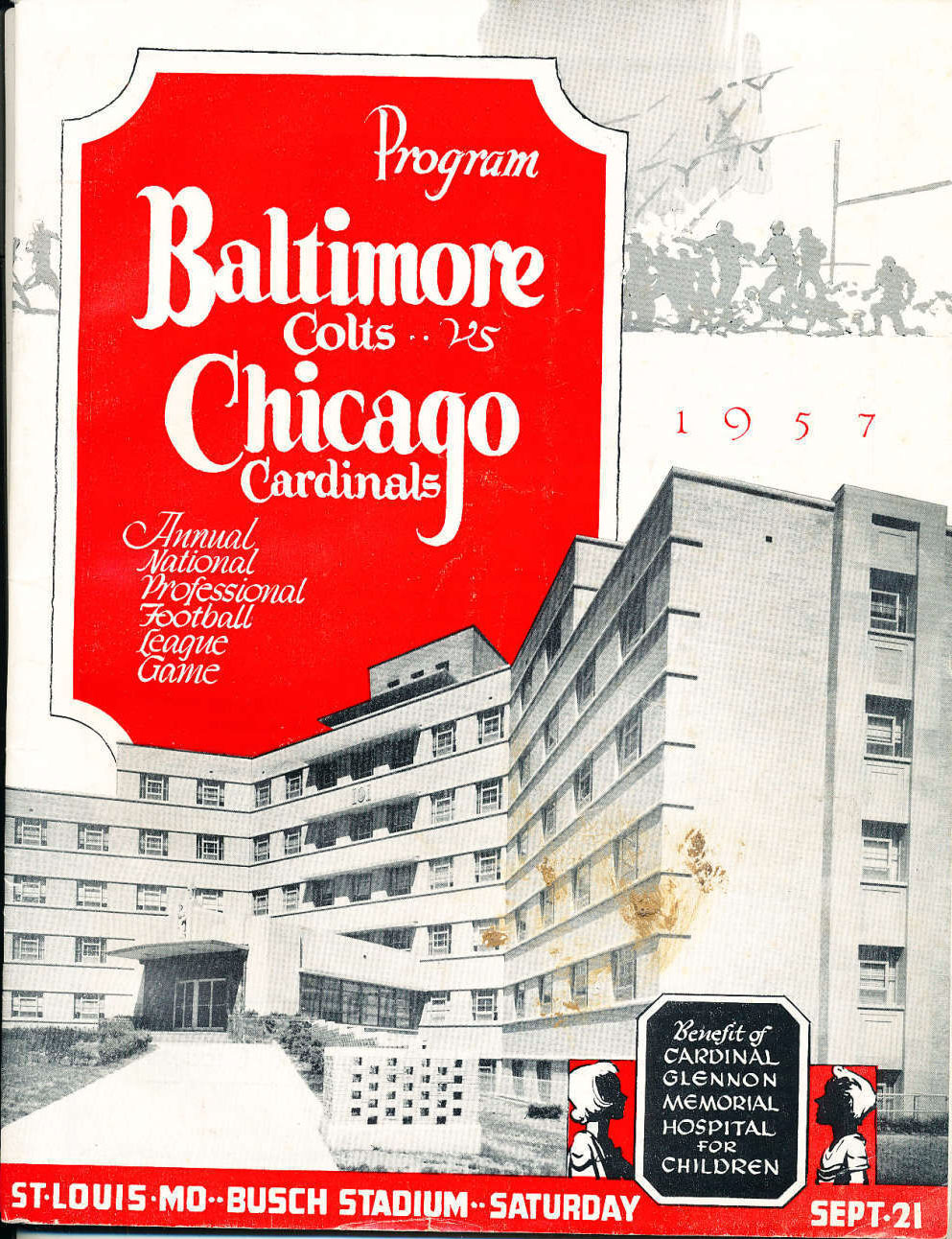 Chicago Cardinals vs. Baltimore Colts (September 21, 1957)
