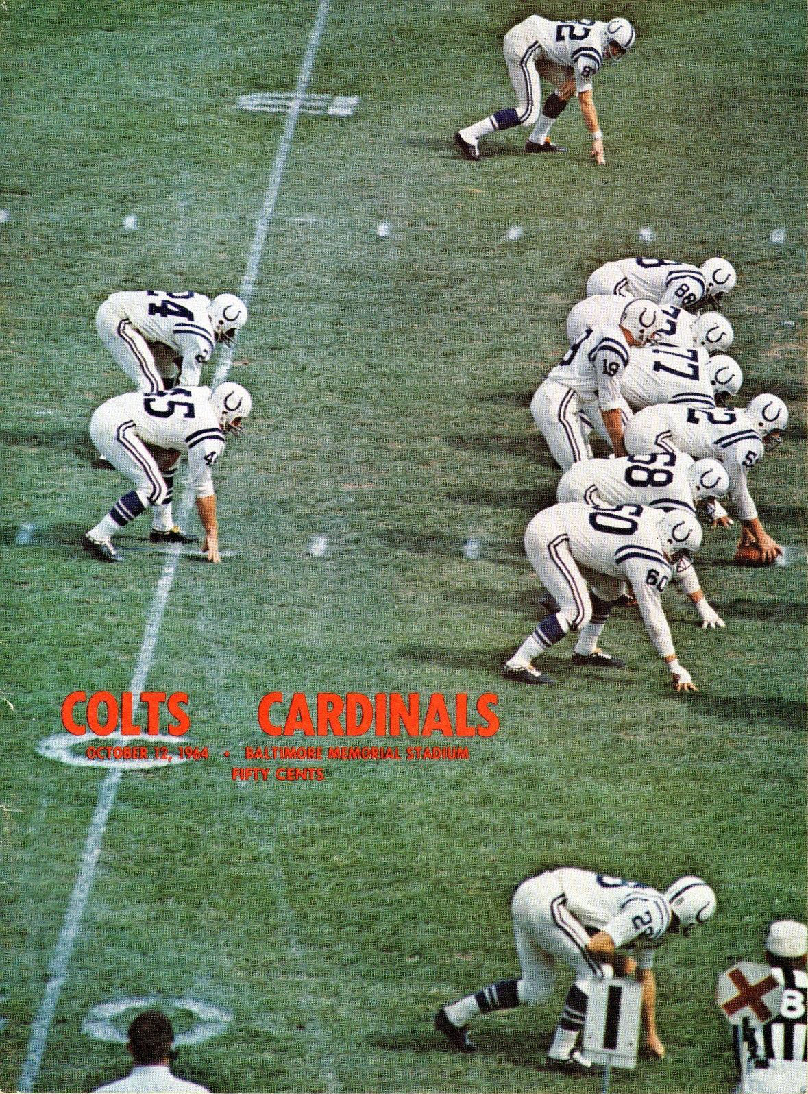 Baltimore Colts vs. St. Louis Cardinals (October 12, 1964)