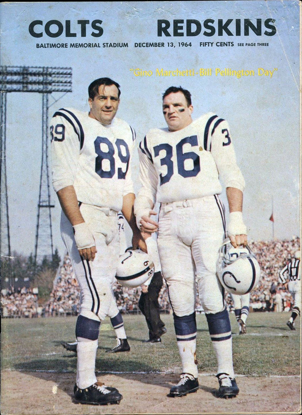 Baltimore Colts vs. Washington Redskins (December 13, 1964)