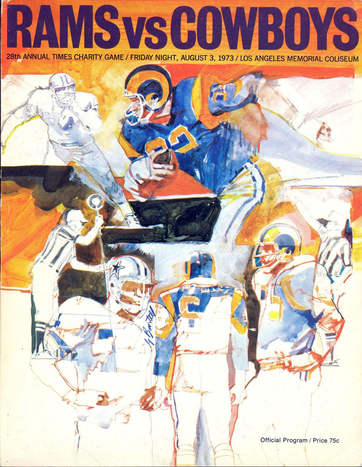 Los Angeles Rams vs. Dallas Cowboys (August 3, 1973