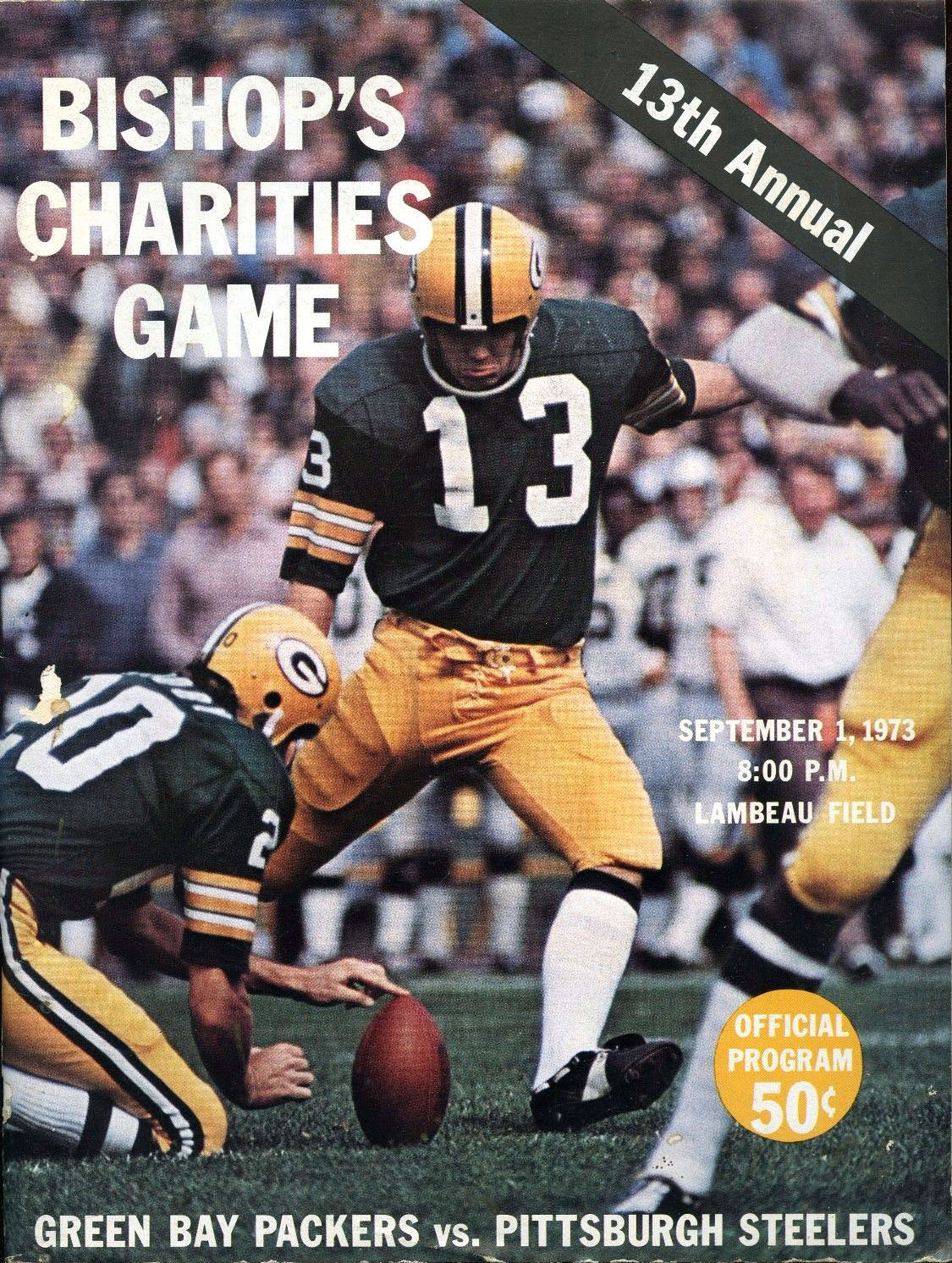 Green Bay Packers vs. Pittsburgh Steelers (September 1, 1973)