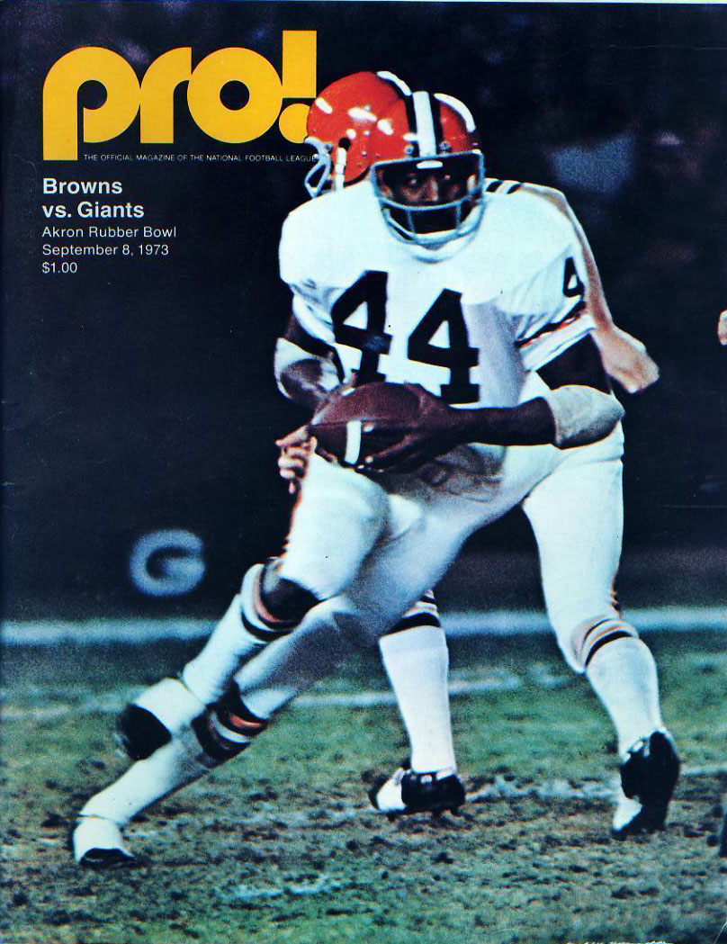 Cleveland Browns vs. New York Giants (September 8, 1973)