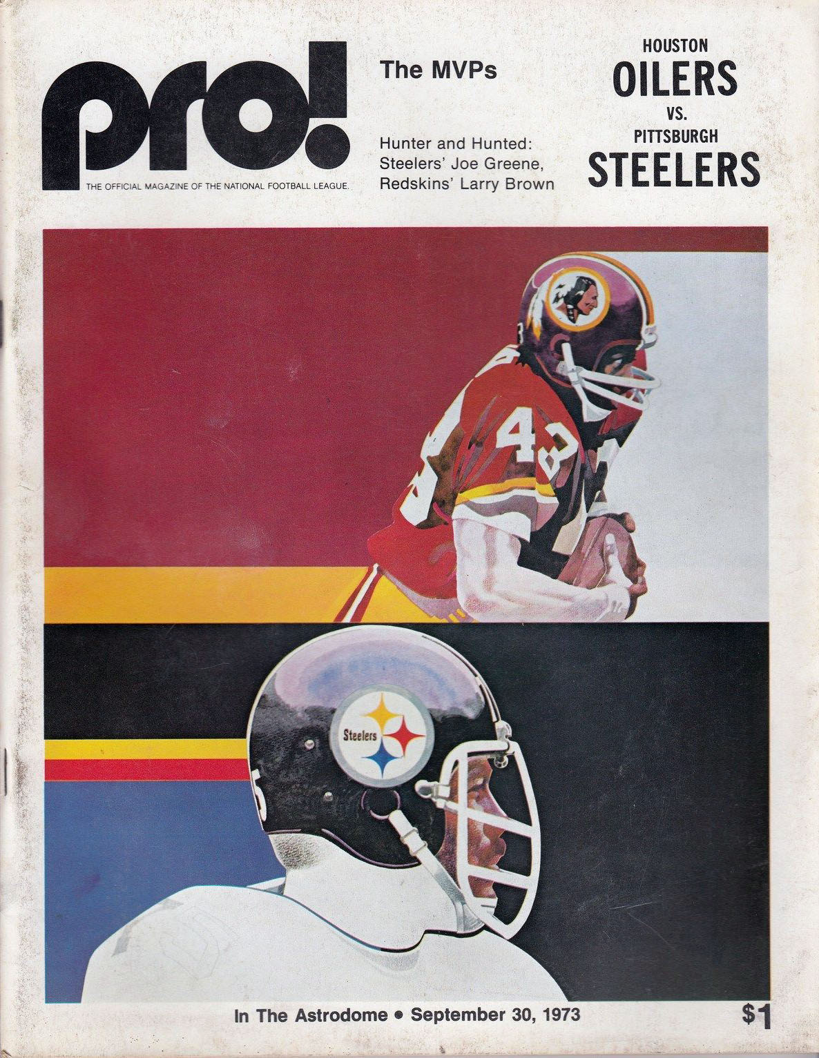 Houston Oilers vs. Pittsburgh Steelers (September 30, 1973)