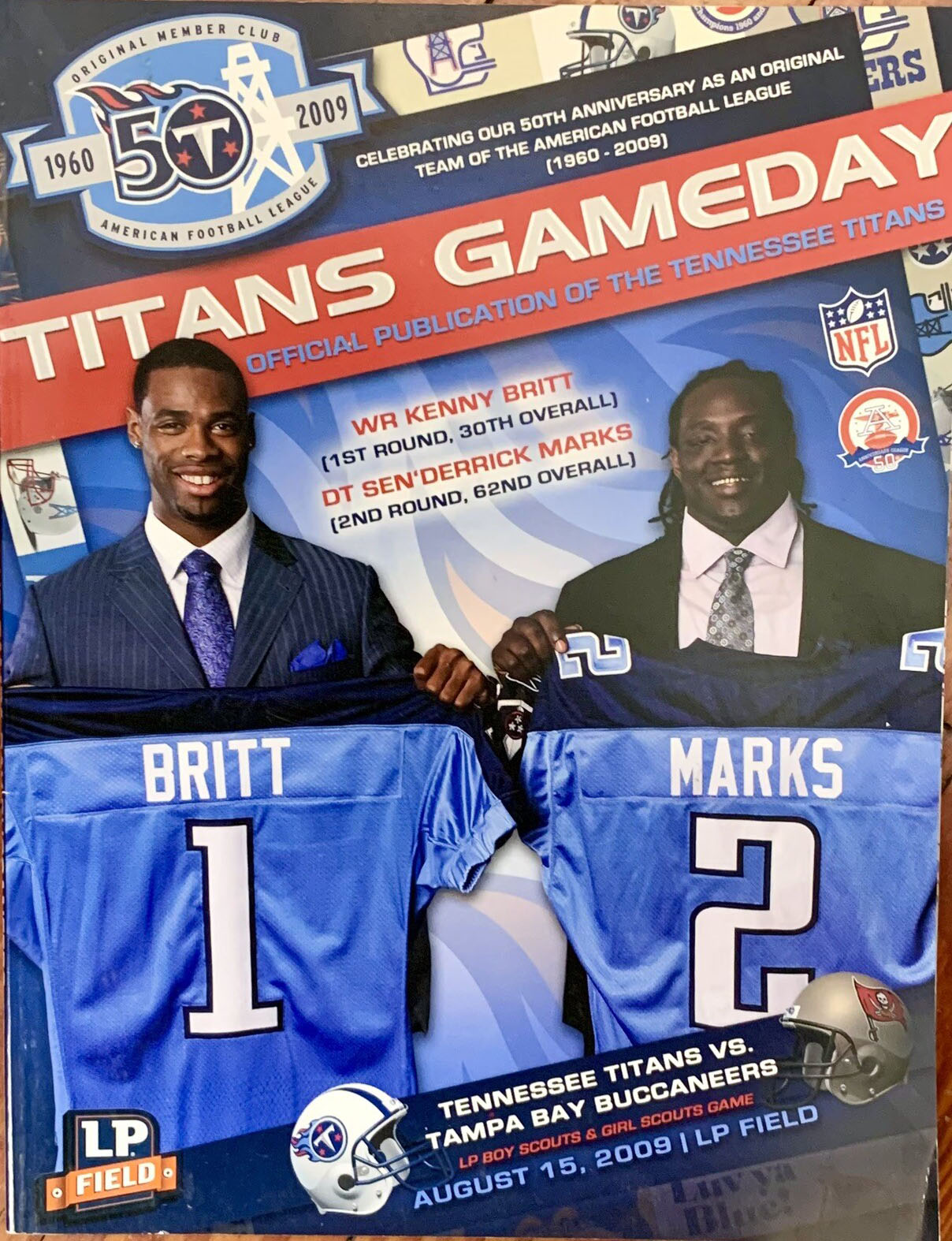 Tennessee Titans vs. Tampa Bay Buccaneers (August 15, 2009)