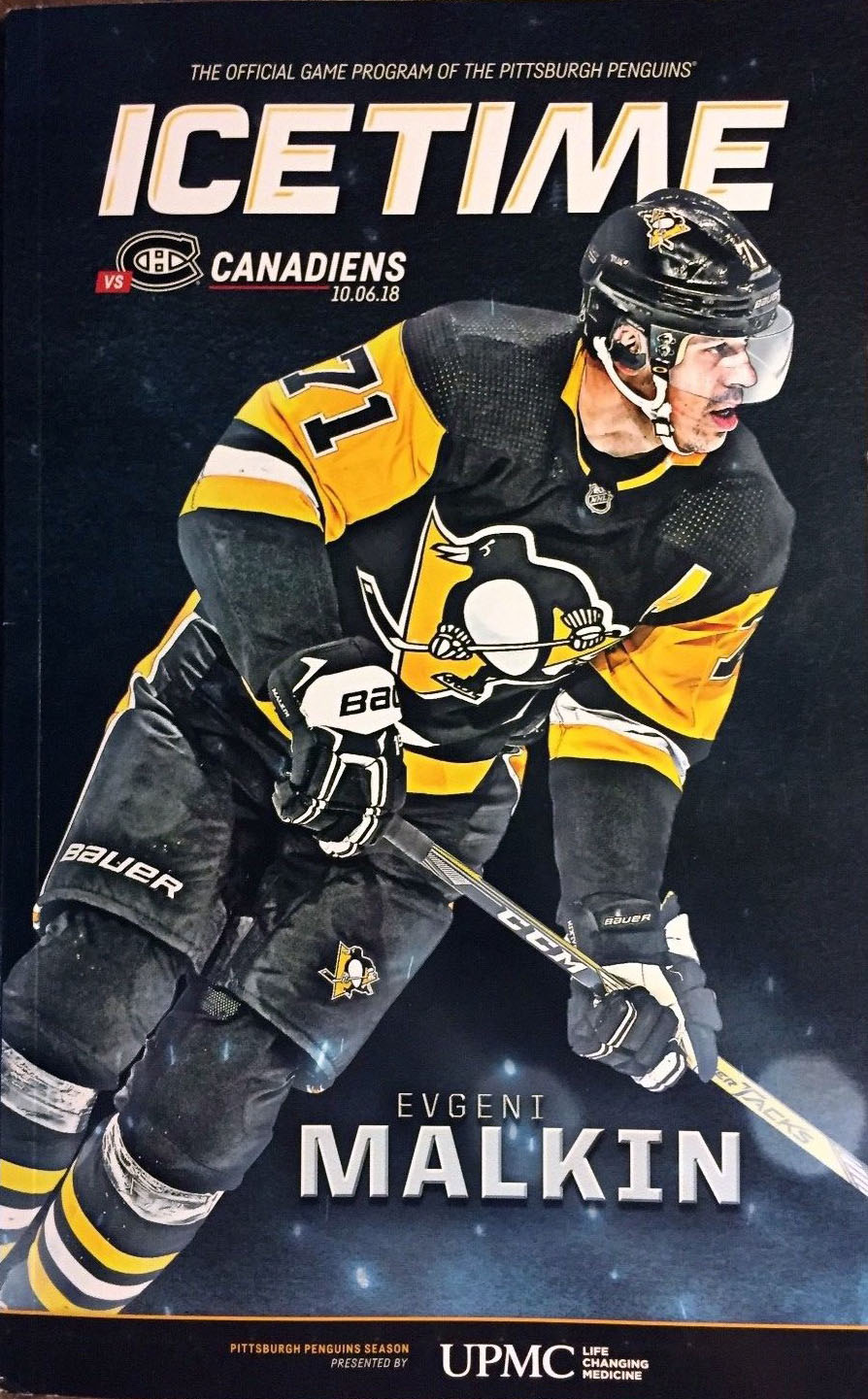 2018-19 Pittsburgh Penguins program