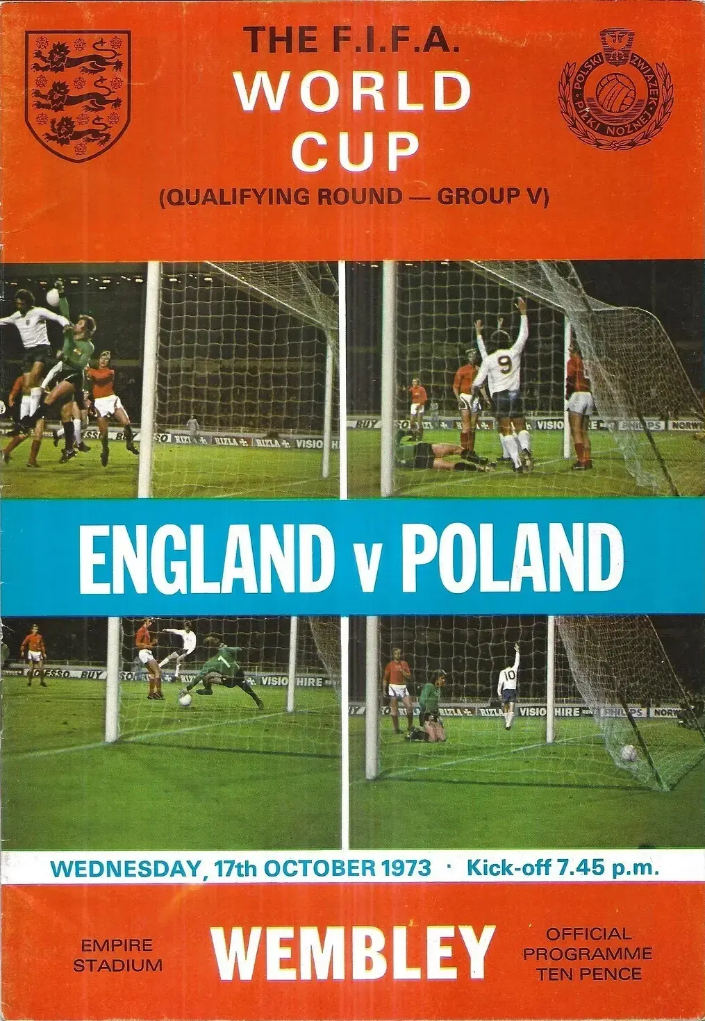 England vs. Poland (October 17, 1973)