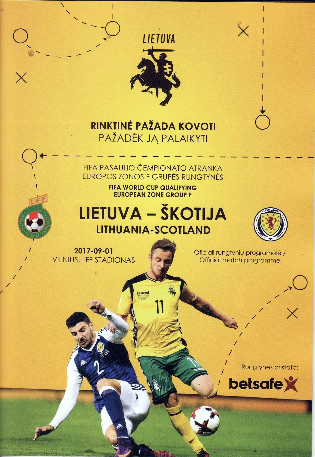 Lithuania vs. Scotland (September 1, 2017)