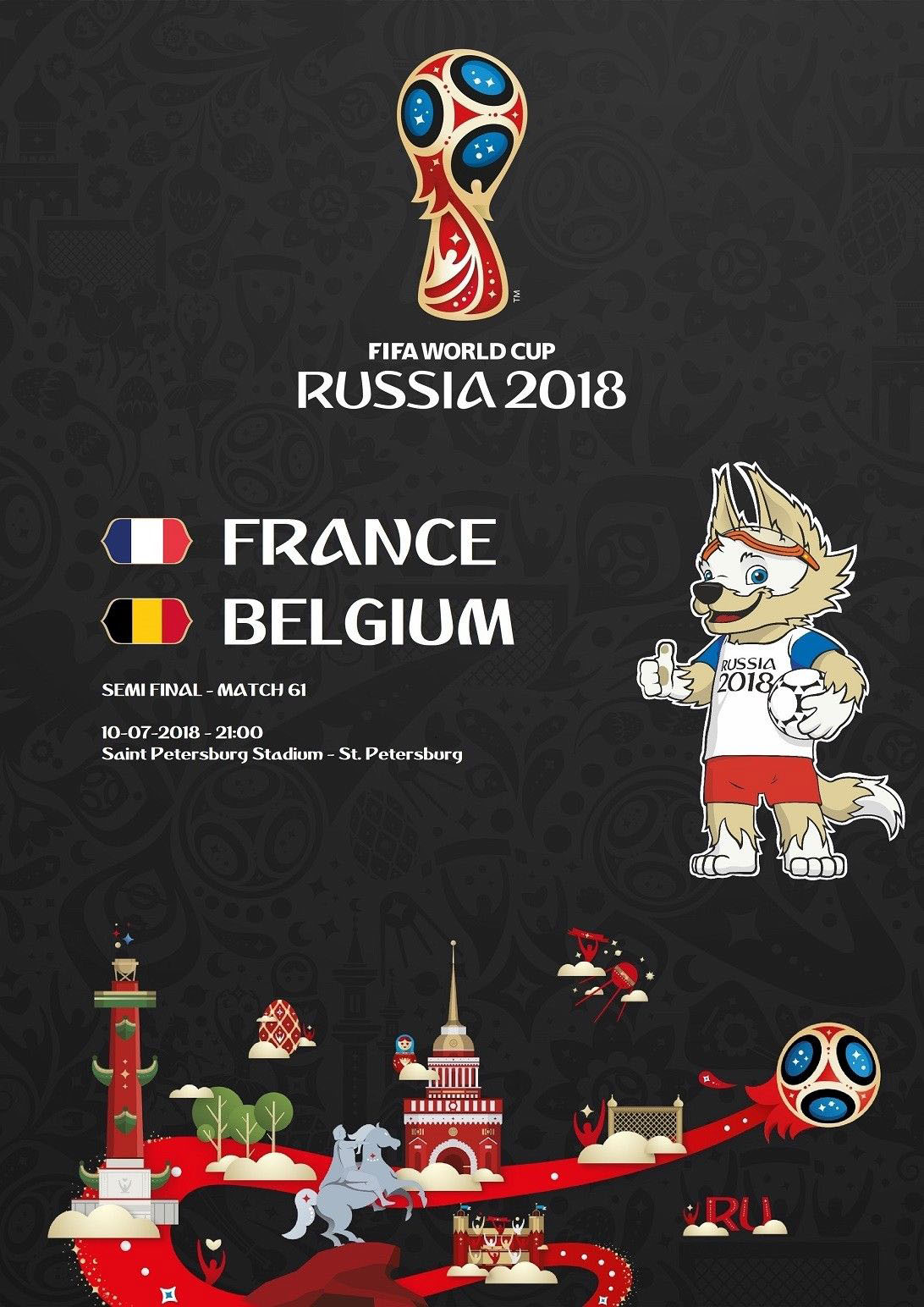 France vs. Belgium (July 10, 2018)