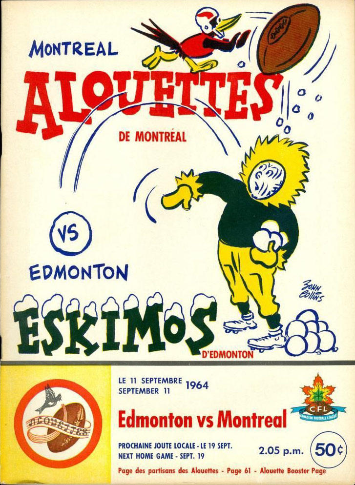 Montreal Alouettes vs. Edmonton Eskimos (September 11, 1964)