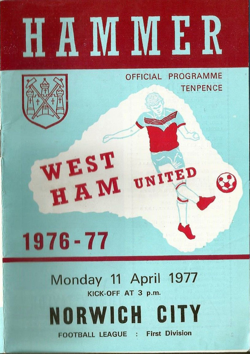 West Ham United vs. Norwich City (April 11, 1977)