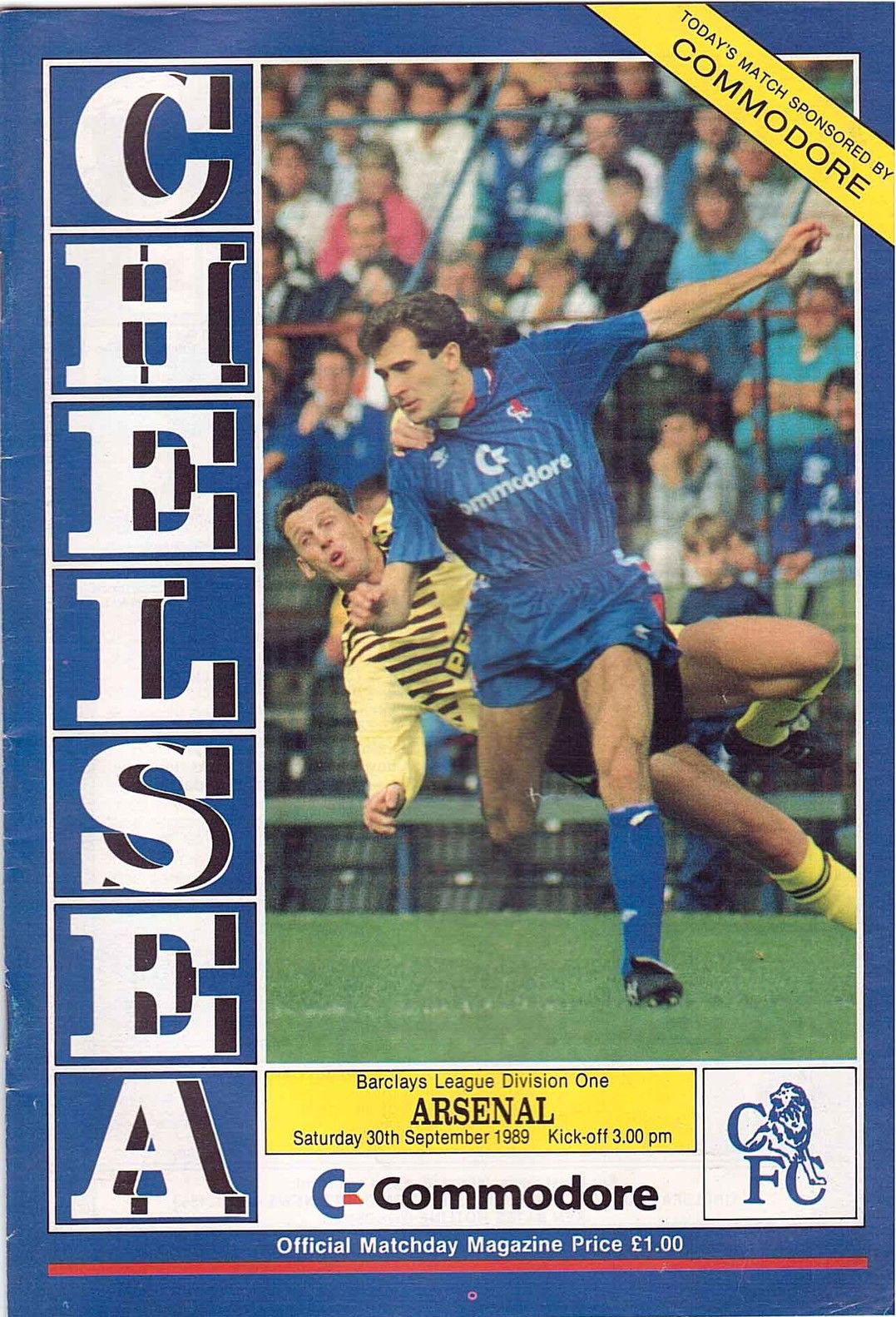 Chelsea vs. Arsenal (September 30, 1989)