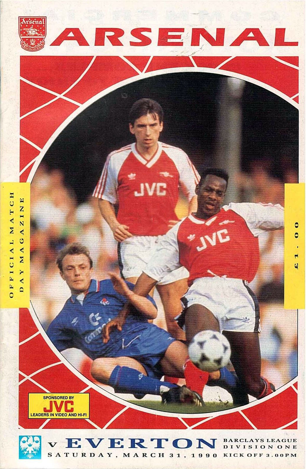 Arsenal vs. Everton (March 31, 1990)