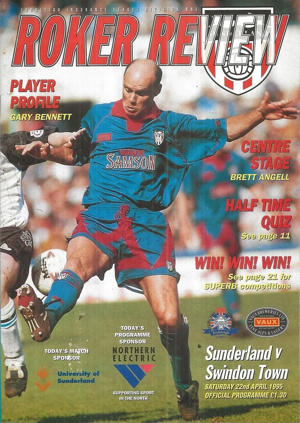 Sunderland vs. Swindon Town (April 22, 1995)