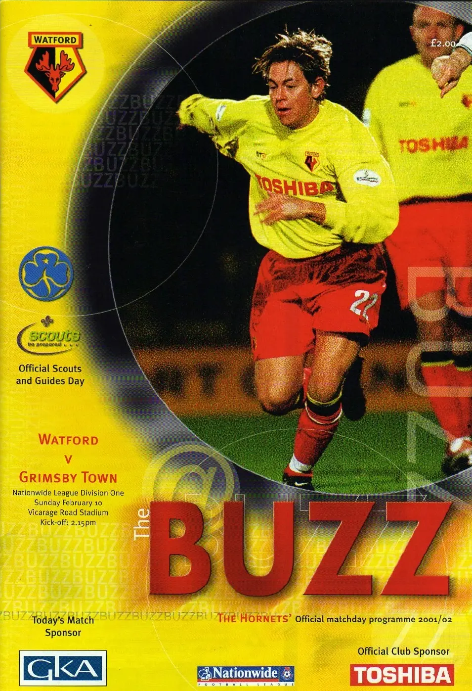 Watford vs. Grimsby Town (February 10, 2002)