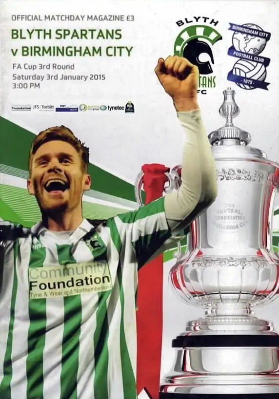 Blyth Spartans vs. Birmingham City (January 3, 2015)