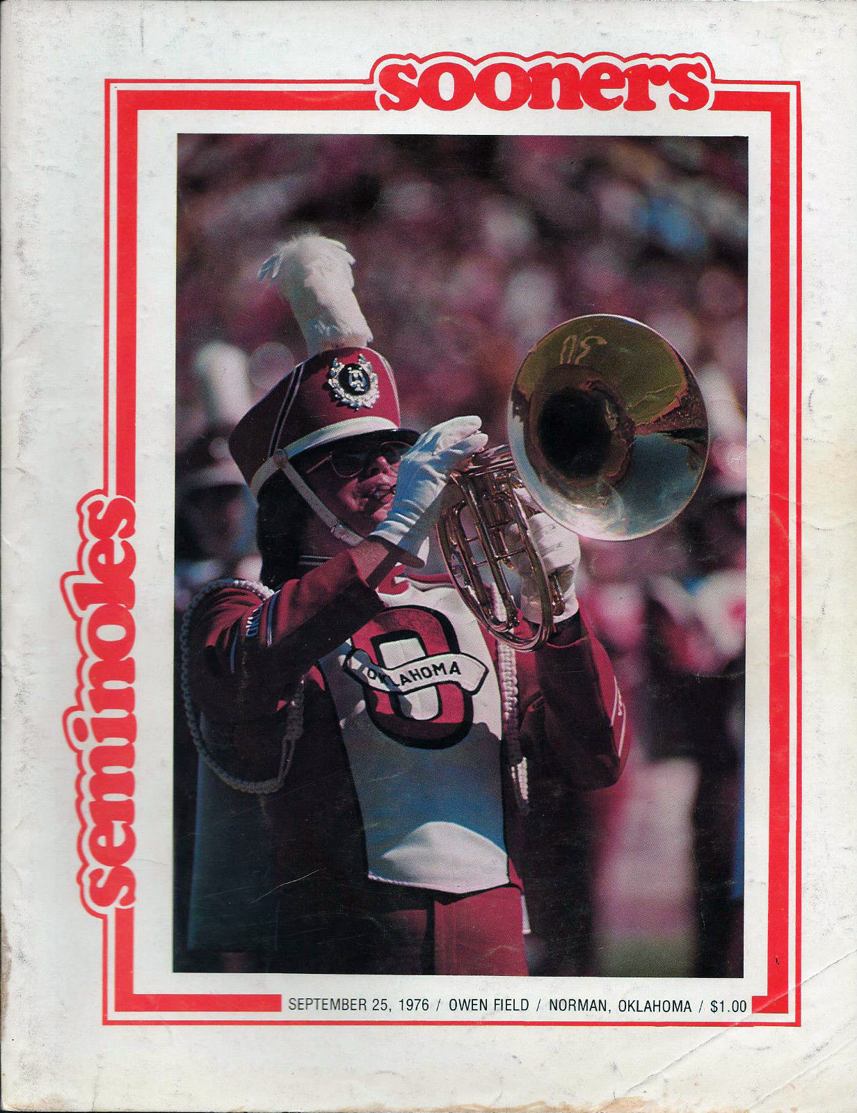 Oklahoma Sooners vs. Florida State Seminoles (September 25, 1976)