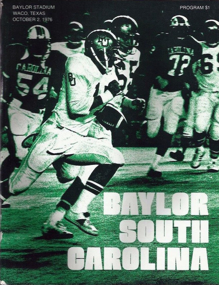 Baylor Bears vs. South Carolina Gamecocks (October 2, 1976)