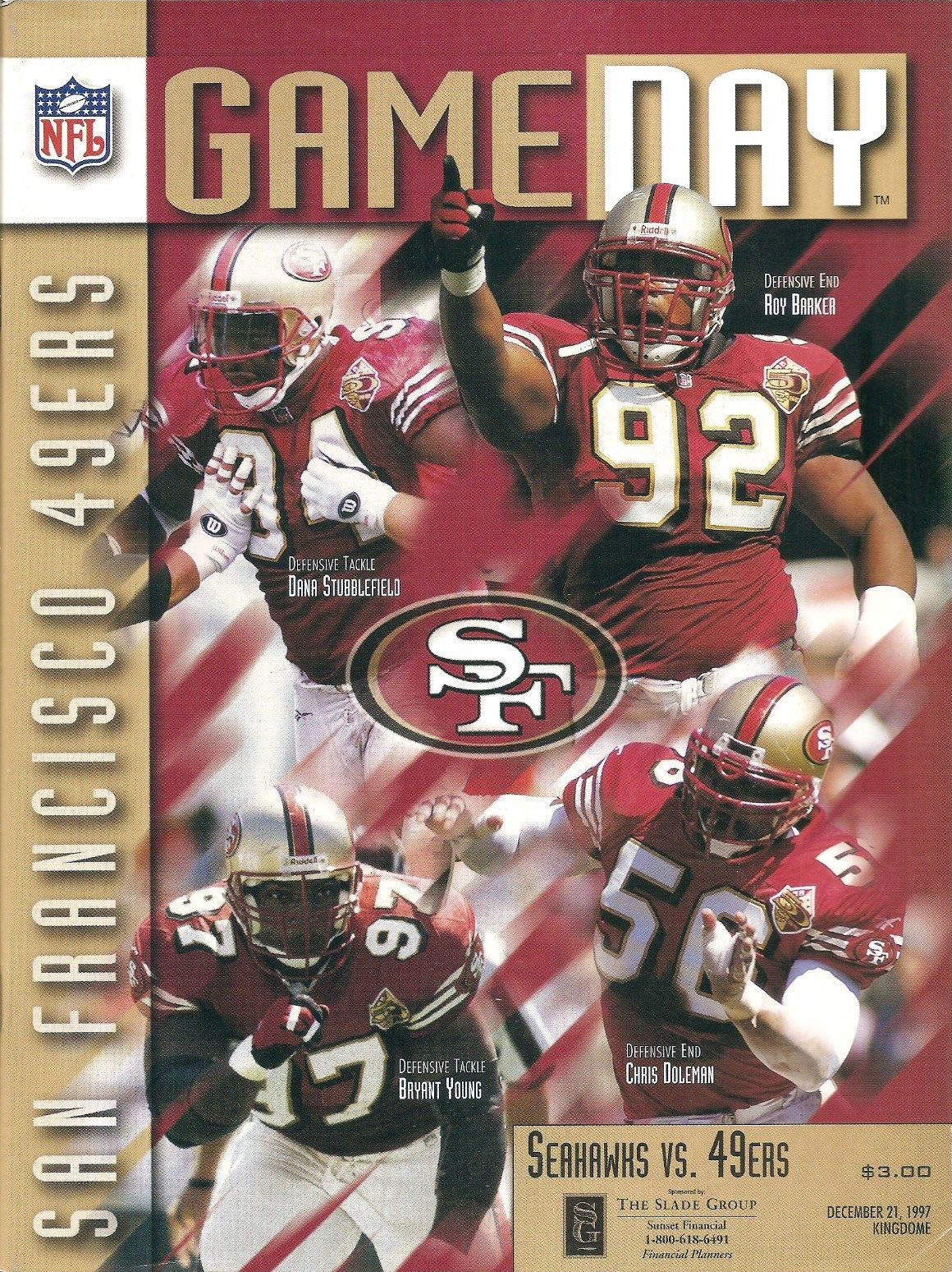Seattle Seahawks vs. San Francisco 49ers (December 21, 1997)