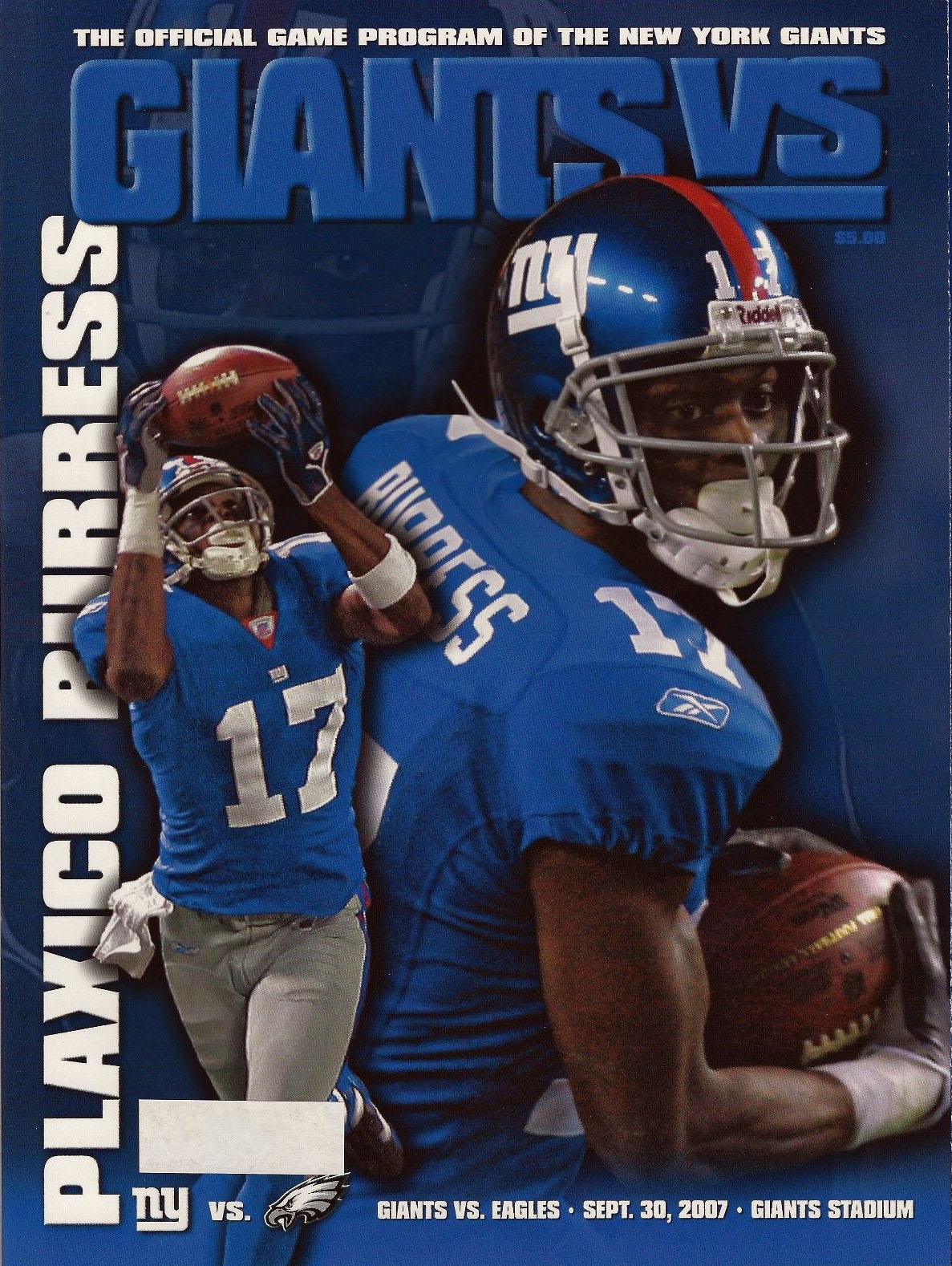 New York Giants vs. Philadelphia Eagles (September 30, 2007)