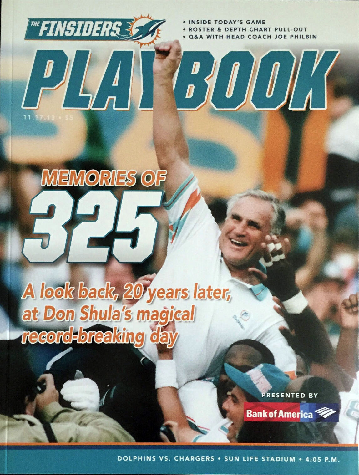 Miami Dolphins vs. San Diego Chargers (November 17, 2013)