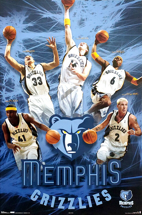 2005 Memphis Grizzlies Poster