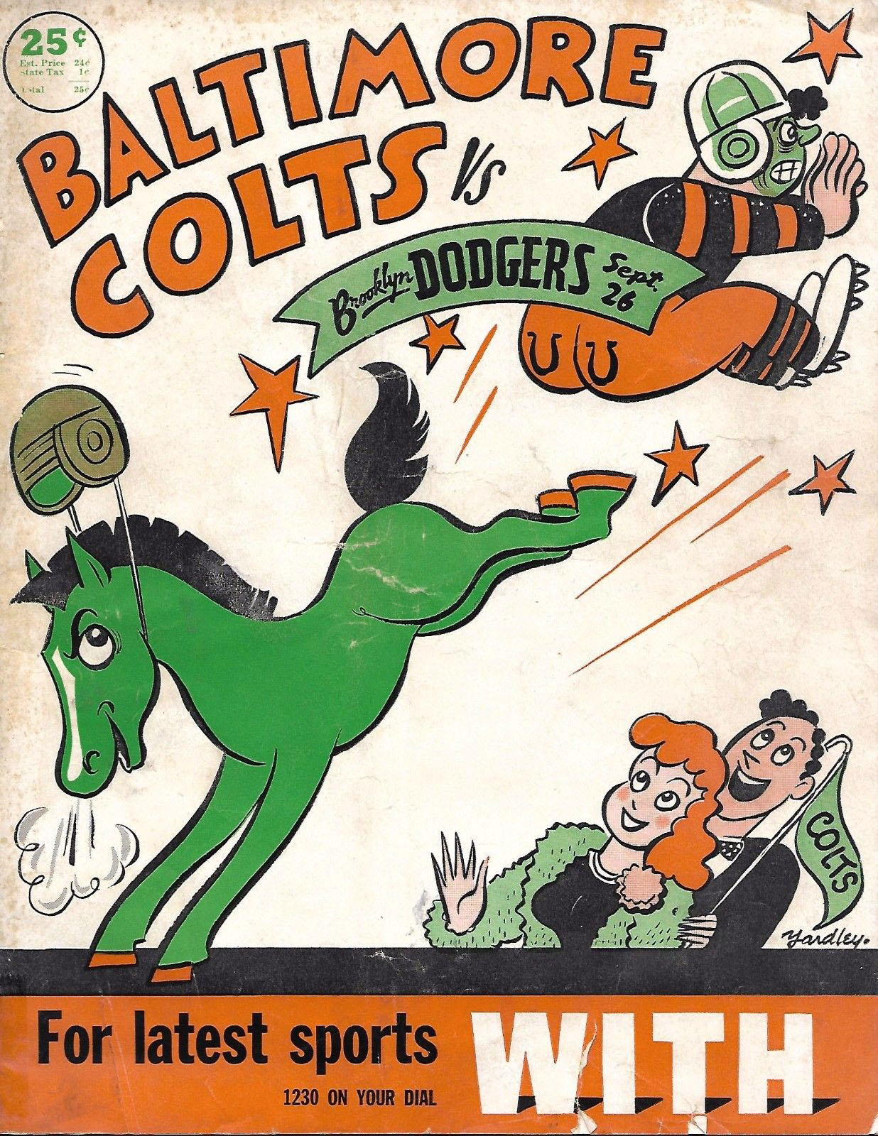 Baltimore Colts vs. Brooklyn Dodgers (September 26, 1948)
