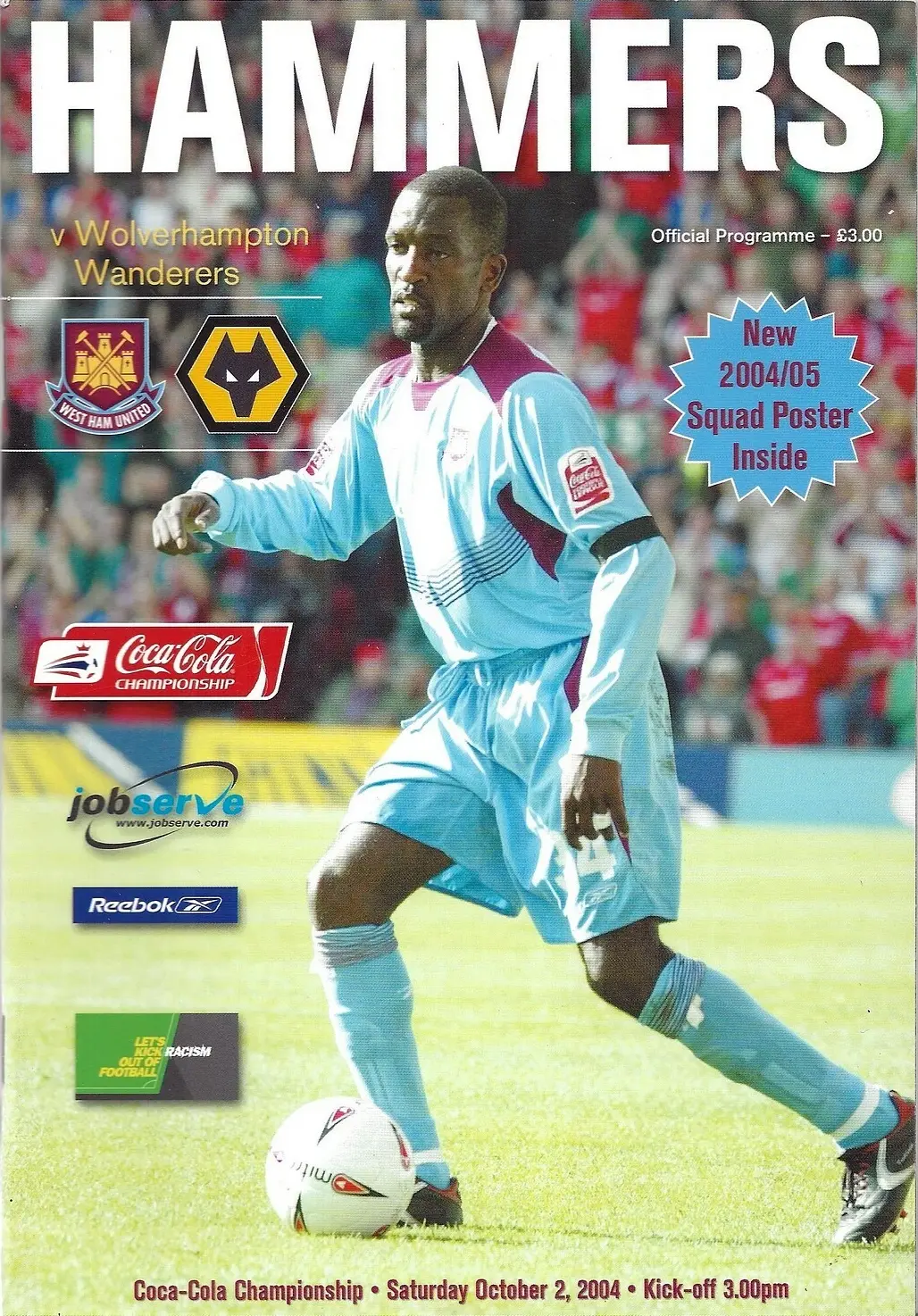 West Ham United vs. Wolverhampton Wanderers (October 2, 2004)