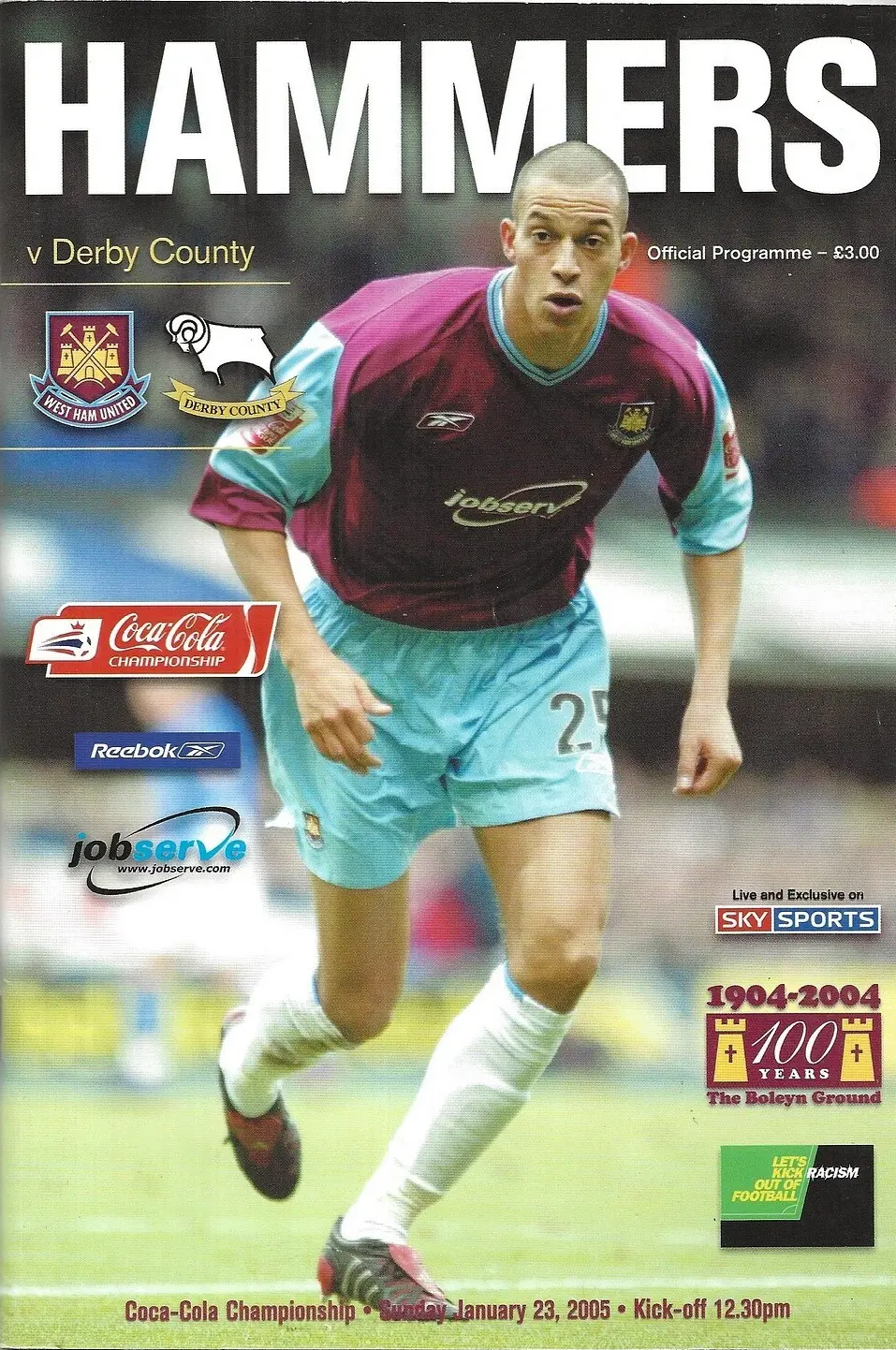 West Ham United vs. Derby County (January 23, 2005)