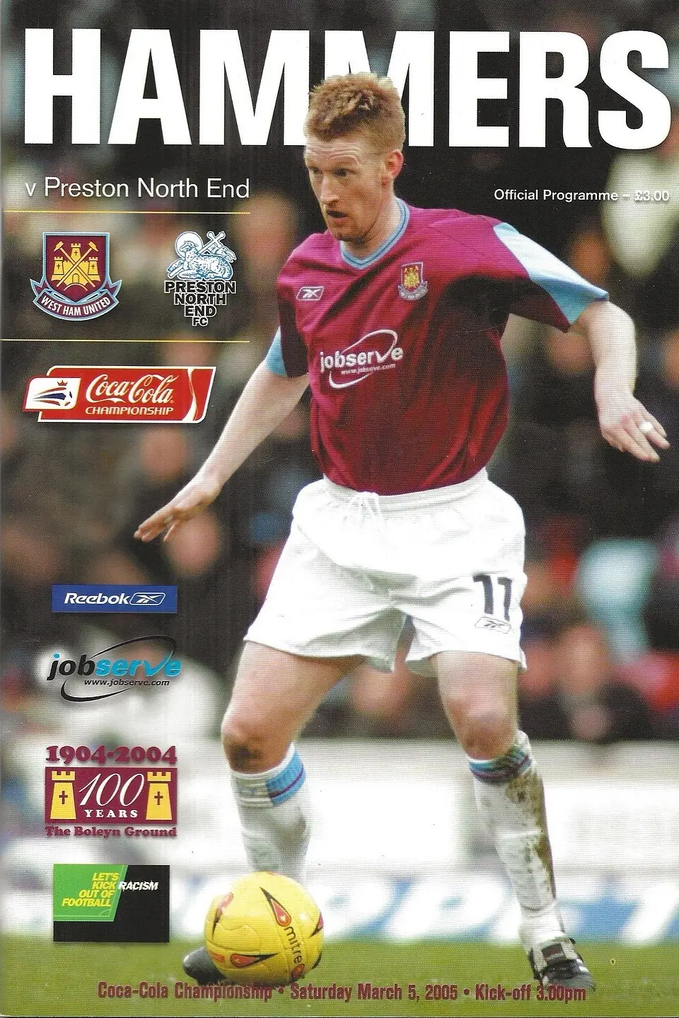 West Ham United vs. Preston North End (March 5, 2005)