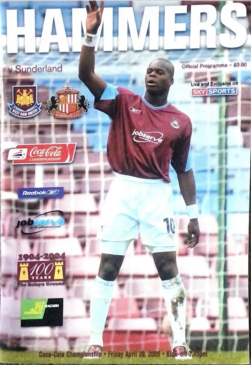 West Ham United vs. Sunderland (April 29, 2005)