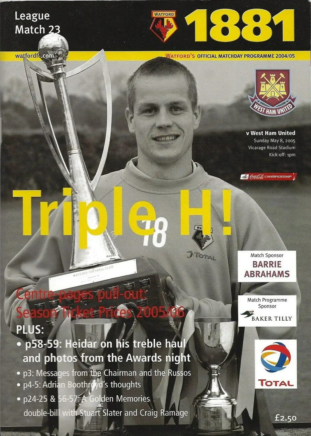 Watford vs. West Ham United (May 8, 2005)
