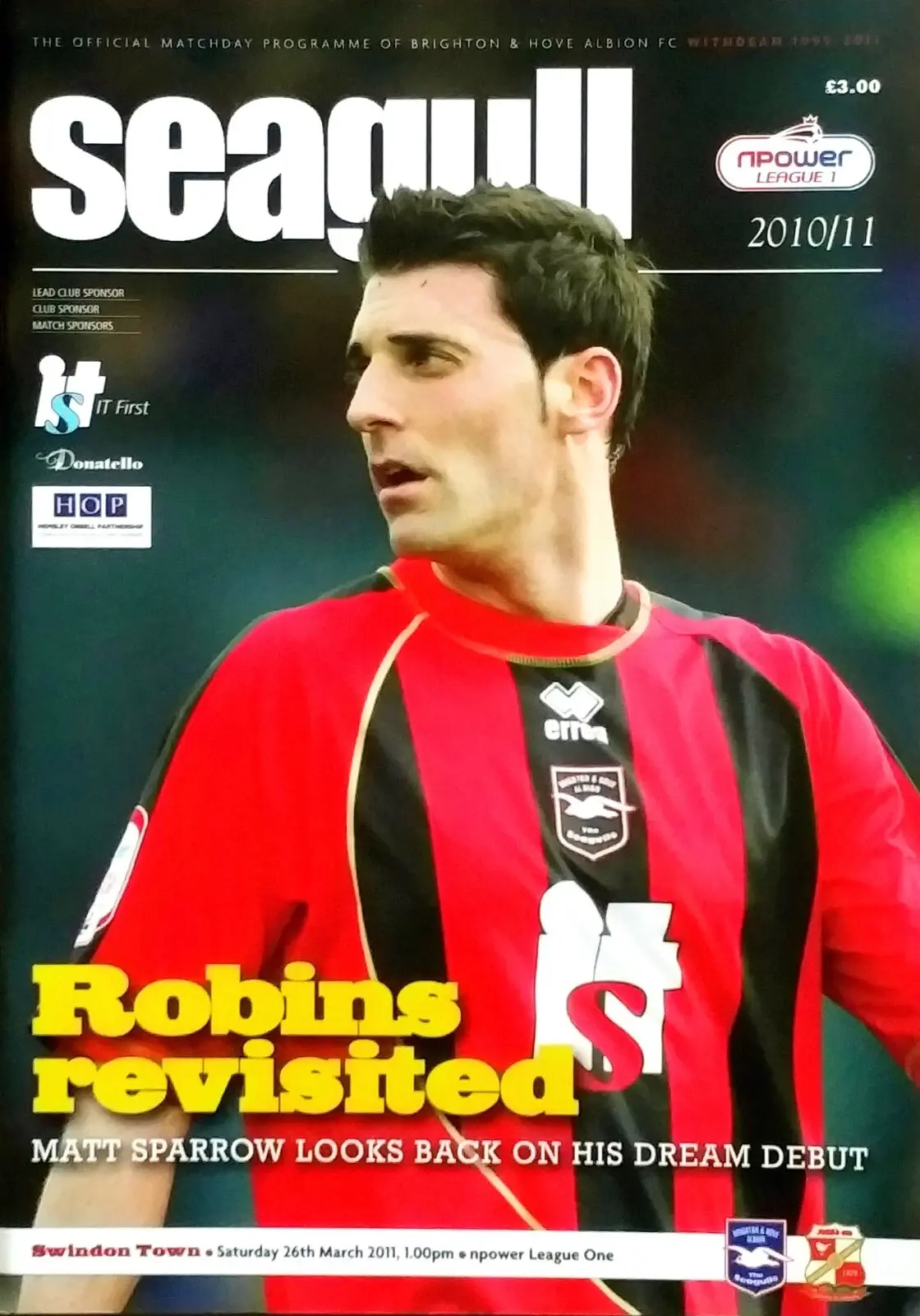 Brighton & Hove Albion vs. Swindon Town (March 26, 2011)