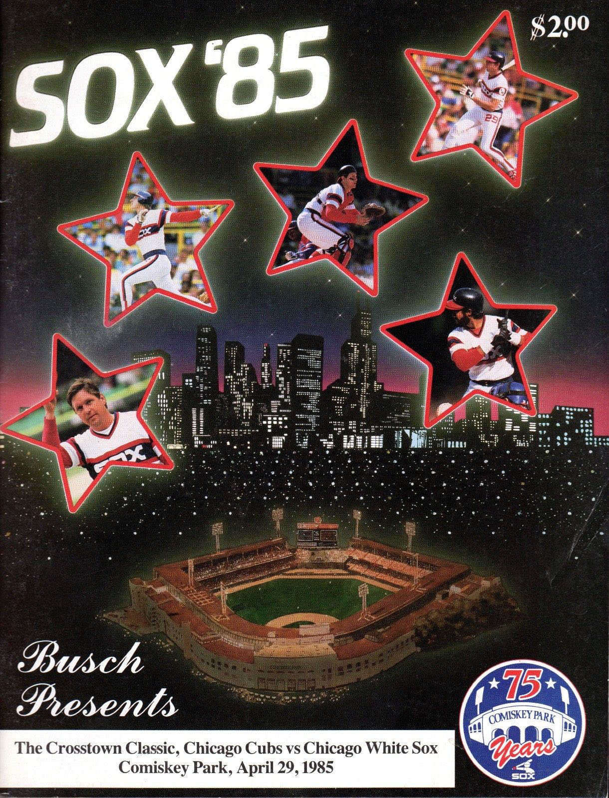 1985 Chicago White Sox program