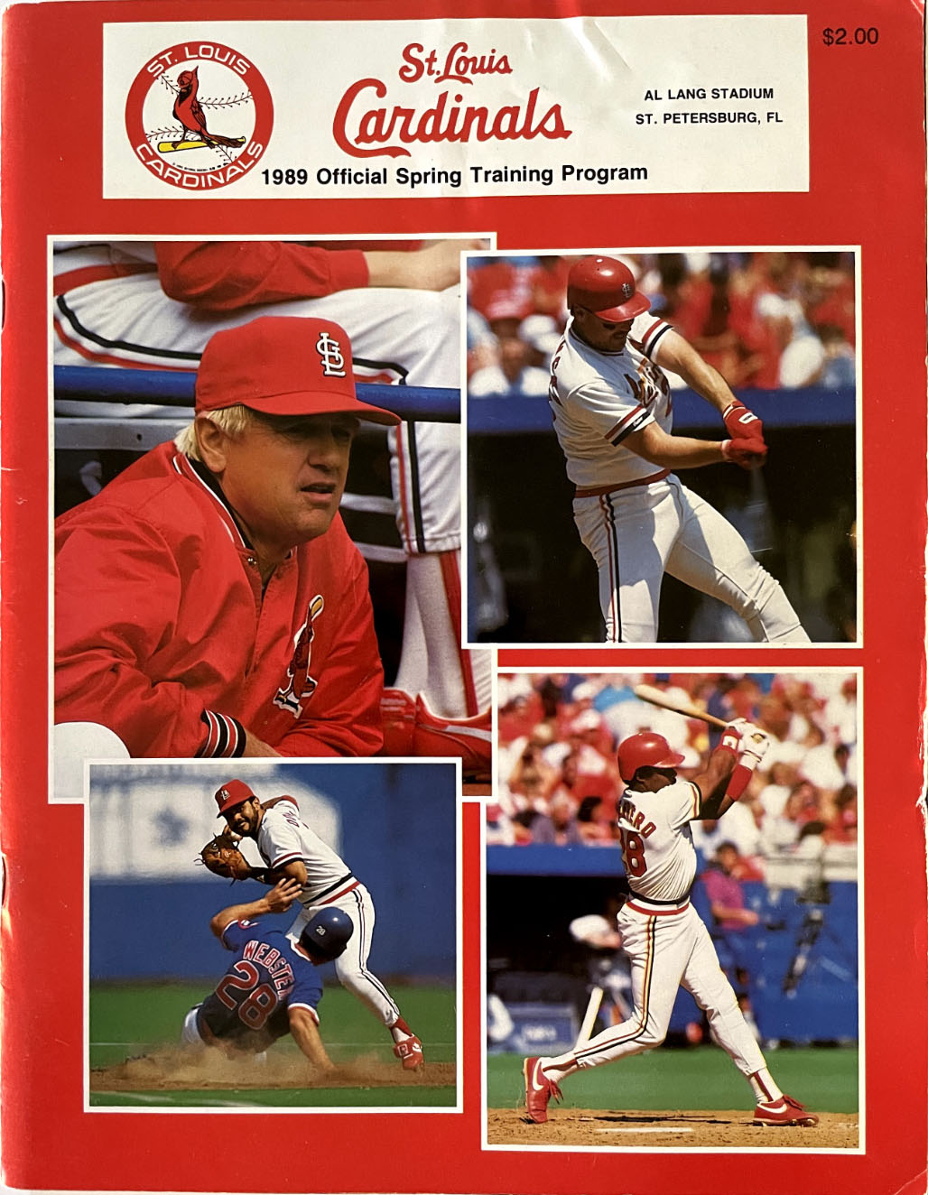 1989 St. Louis Cardinals spring training program