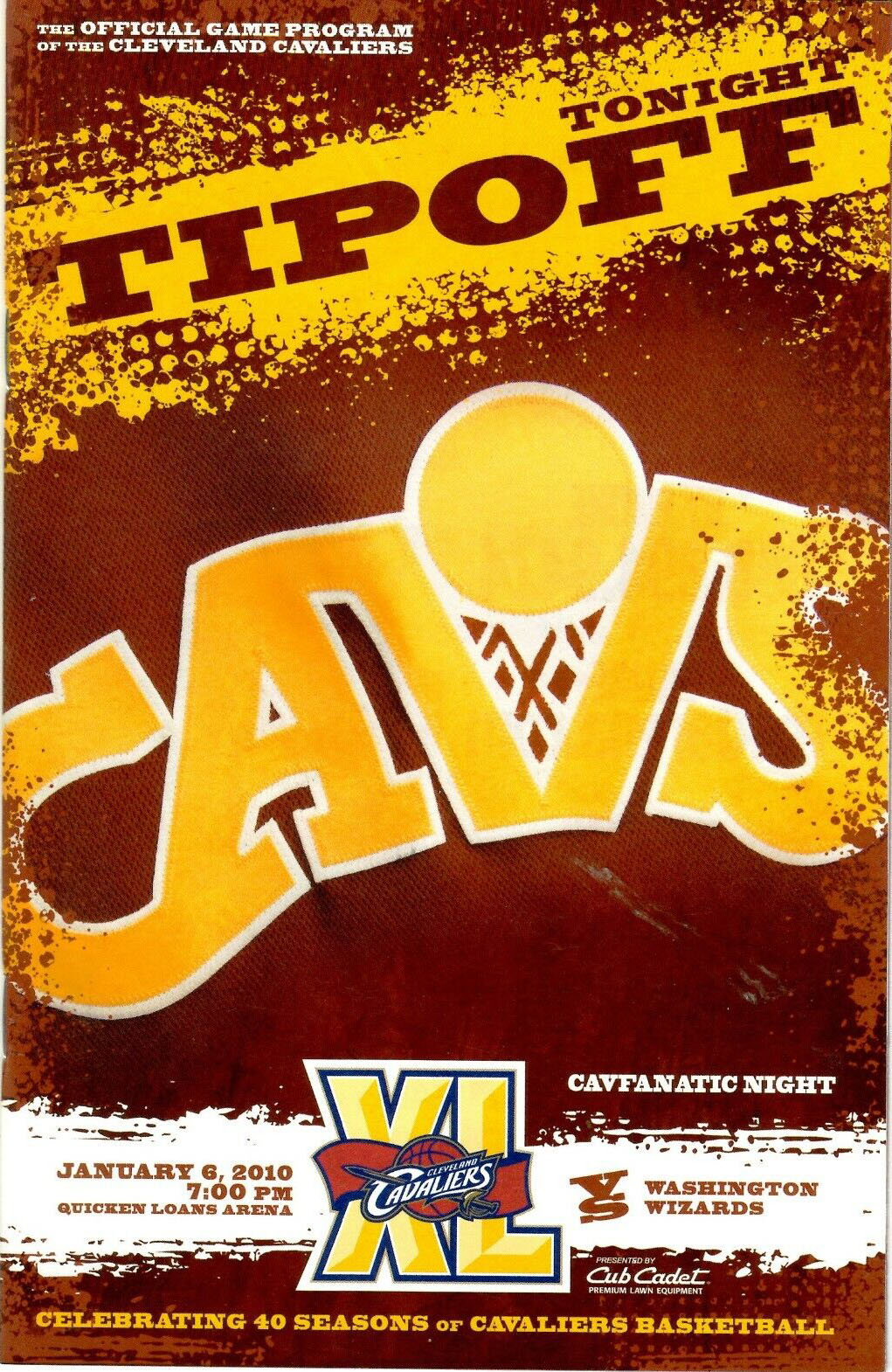2009-10 Cleveland Cavaliers program