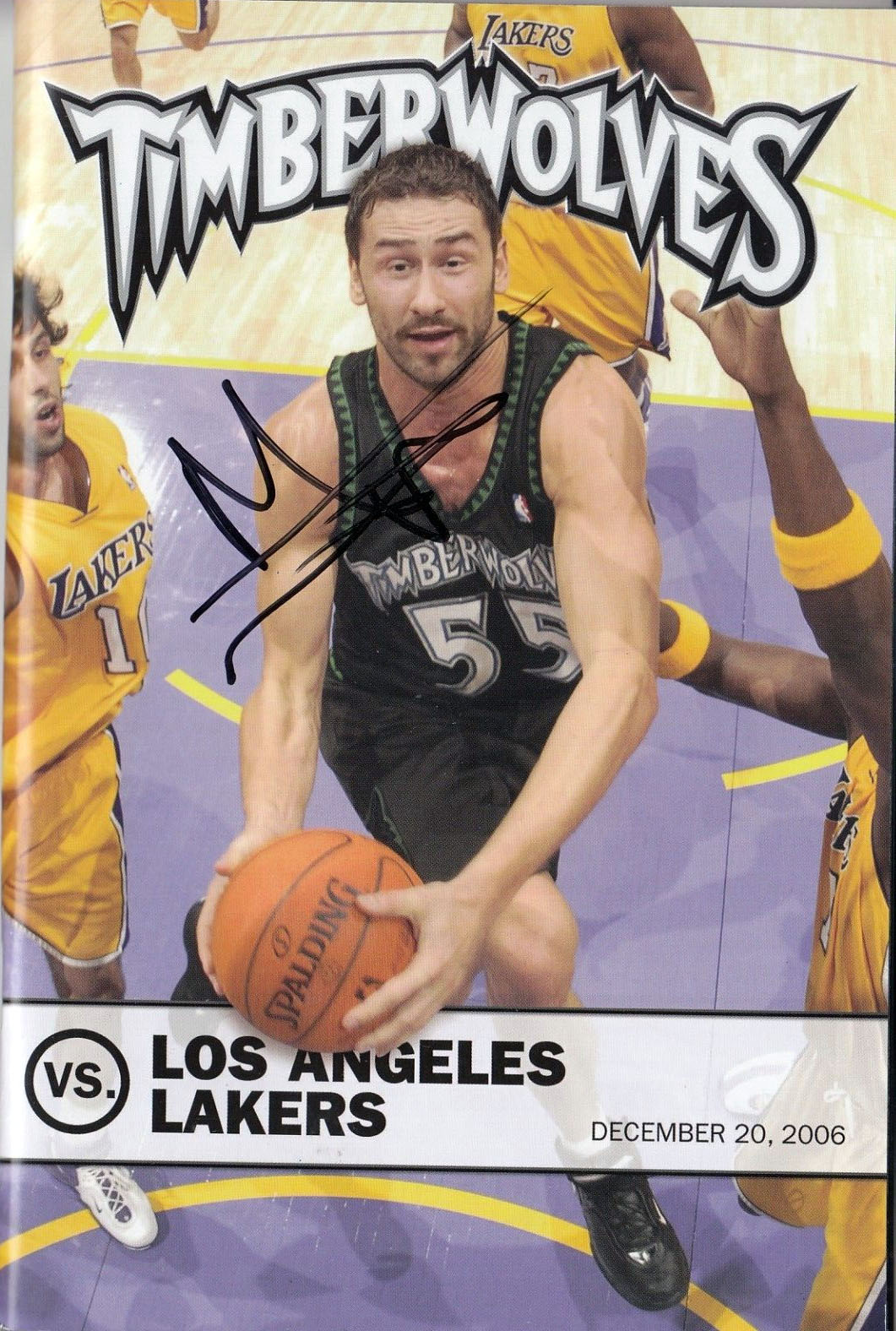2006-07 Minnesota Timberwolves program
