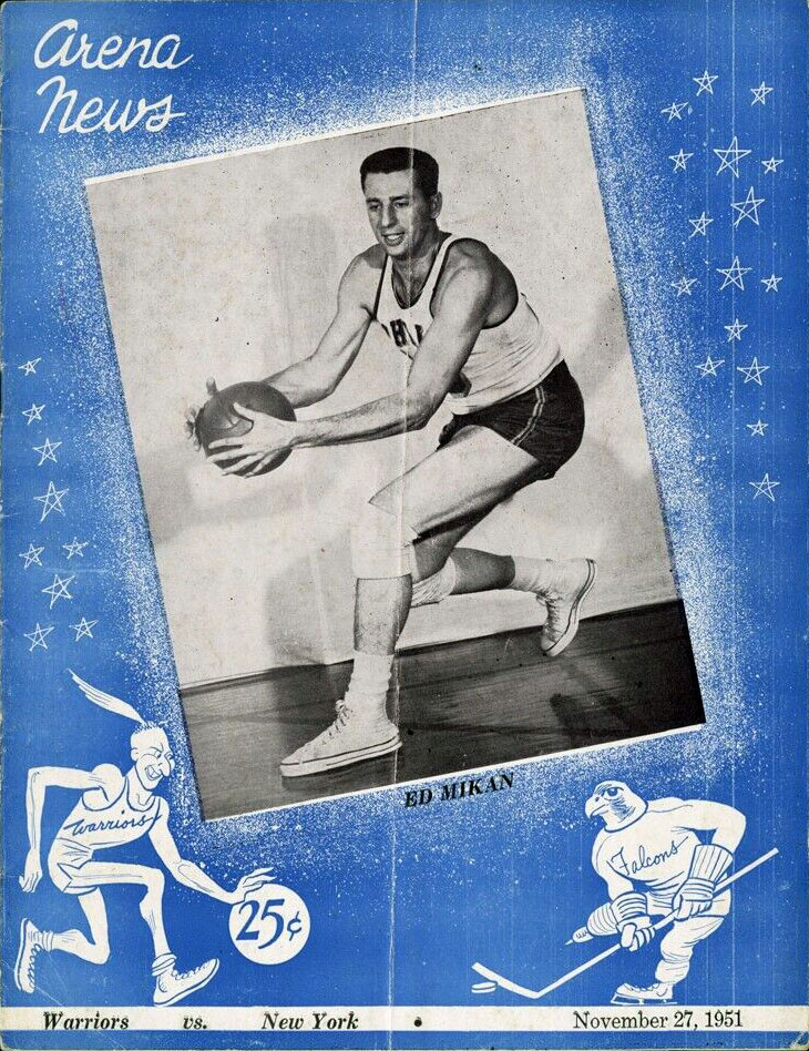 1951-52 Philadelphia Warriors program