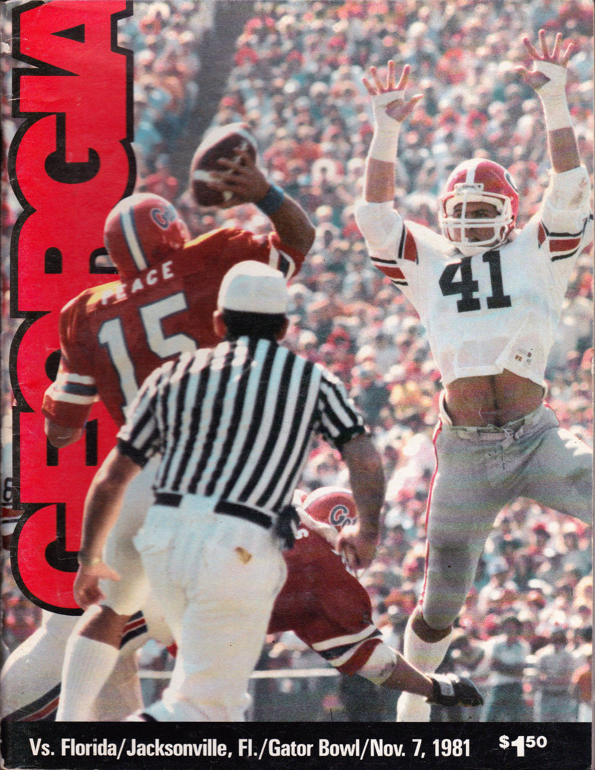 Florida Gators vs. Georgia Bulldogs (November 7, 1981)